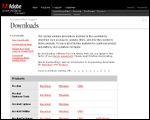 
the downloads section on the Adobe Web site
